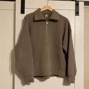 CALIA Ripple 1/4 Zip Pullover